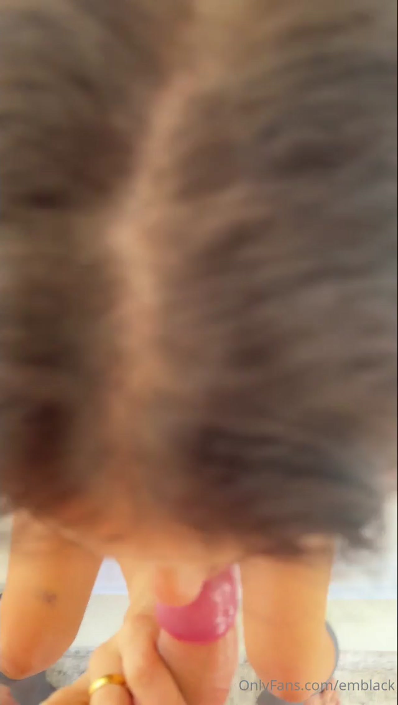 Masturbating while sucking cock