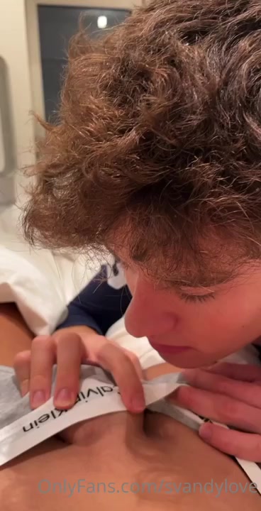 Curly Boy Swallows Hard